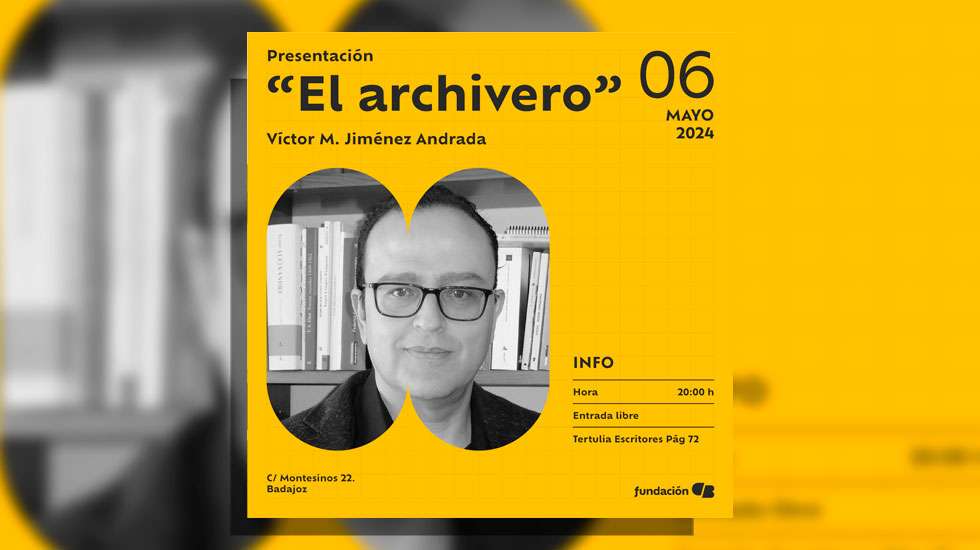 Presentación de 'El archivero', de Víctor Manuel Jiménez Andrada, en Badajoz