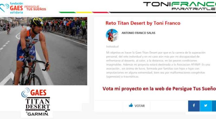 Titan Desert Toni Franco Fundacion Gaes