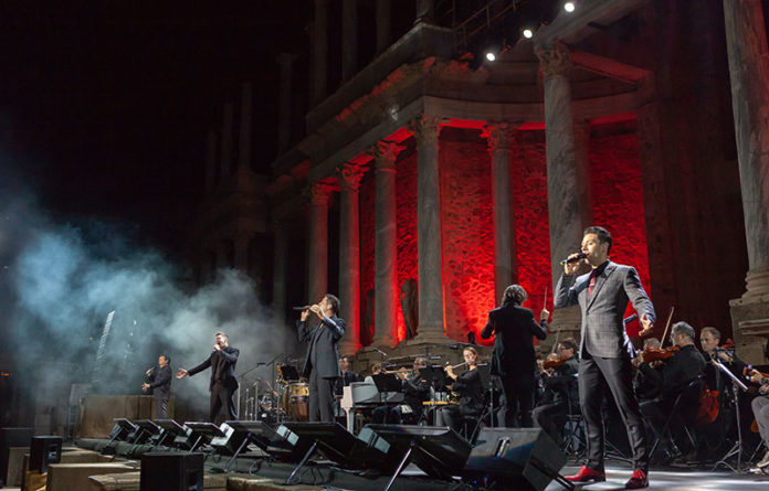 'Il Divo' en el 'Stone and Music Festival' de Mérida