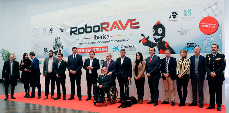 RoboRAVE 2018 se inaugura en la Institución Ferial de Badajoz en un ambiente de diversión y aprendizaje