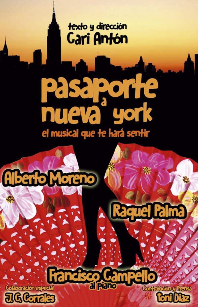 Pasaporte a Nueva York, el musical de moda. Grada 128. Patty Gruart