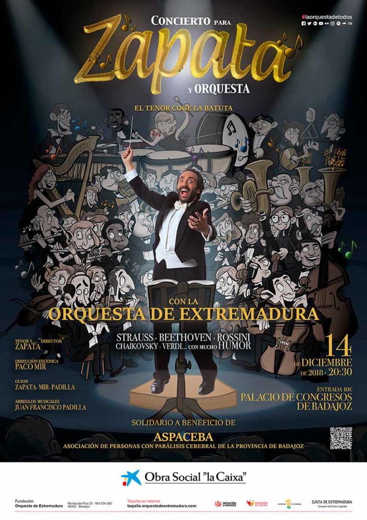 La Orquesta de Extremadura y La Caixa organizan de nuevo un concierto navideño solidario