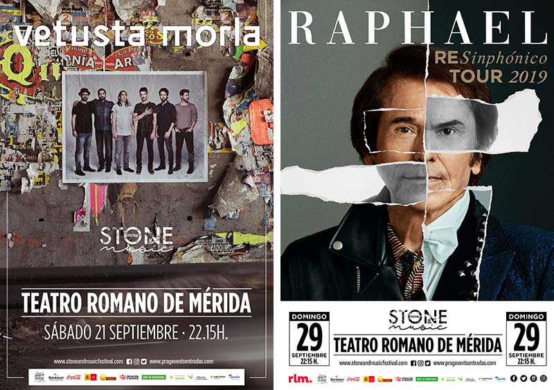 Vetusta Morla y Raphael actuarán en el 'Stone & Music Festival 2019' de Mérida