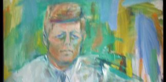 ‘JFK portrait’. Elaine de Kooning. Grada 131. Arte