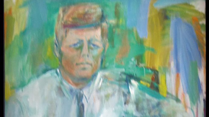 ‘JFK portrait’. Elaine de Kooning. Grada 131. Arte