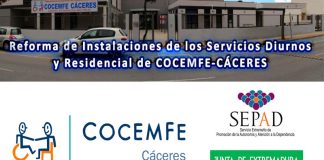 Reforma de Instalaciones de los Servicios Diurnos y Residencial de COCEMFE-CÁCERES