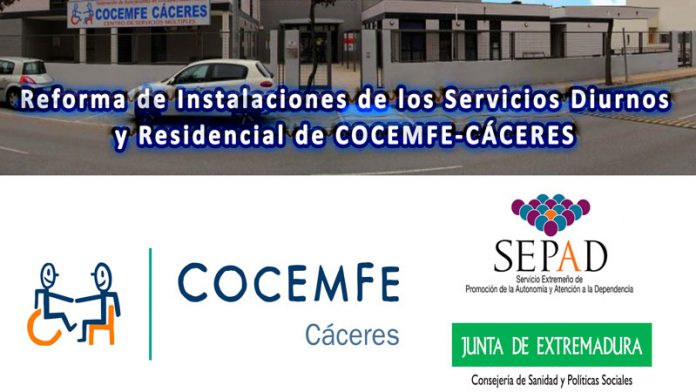 Reforma de Instalaciones de los Servicios Diurnos y Residencial de COCEMFE-CÁCERES