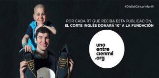 El Corte Inglés colabora con Unoentrecienmil para ayudar a los niños con cáncer