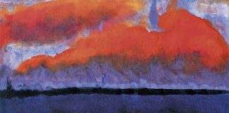 ‘Evening landscape North Frisia’, de Emil Nolde. Grada 132. Arte