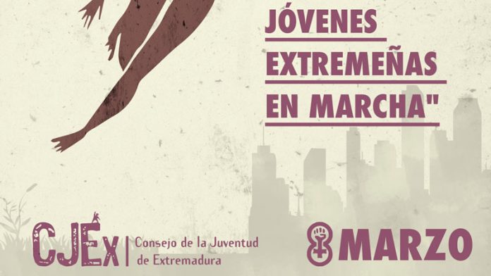 Jóvenes extremeñas en marcha. Grada 132. Consejo de la Juventud de Extremadura