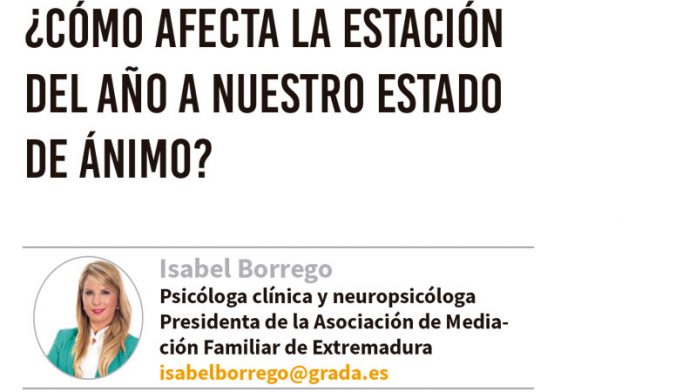 ¿Cómo afecta la estación del año a nuestro estado de ánimo? Grada 132. Isabel Borrego