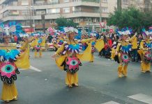 El desfile infantil del carnaval llena de color las calles de Badajoz