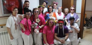 La residencia de mayores San Martín de Porres de Miajadas se une a la celebración del Día de la diversión en el trabajo