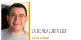 Genealogía LXXI. Grada 133. Carlos Sánchez