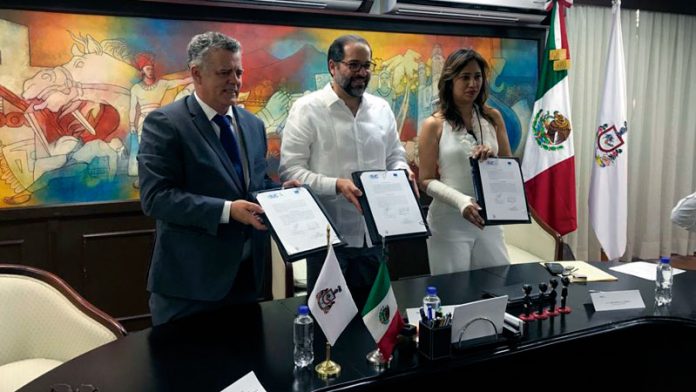 Extremadura y el Estado mexicano de Colima firman un acuerdo de colaboración en materia de innovación. Grada 133. Fundecyt-Pctex