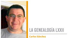 Genealogía LXXII. Grada 134. Carlos Sánchez
