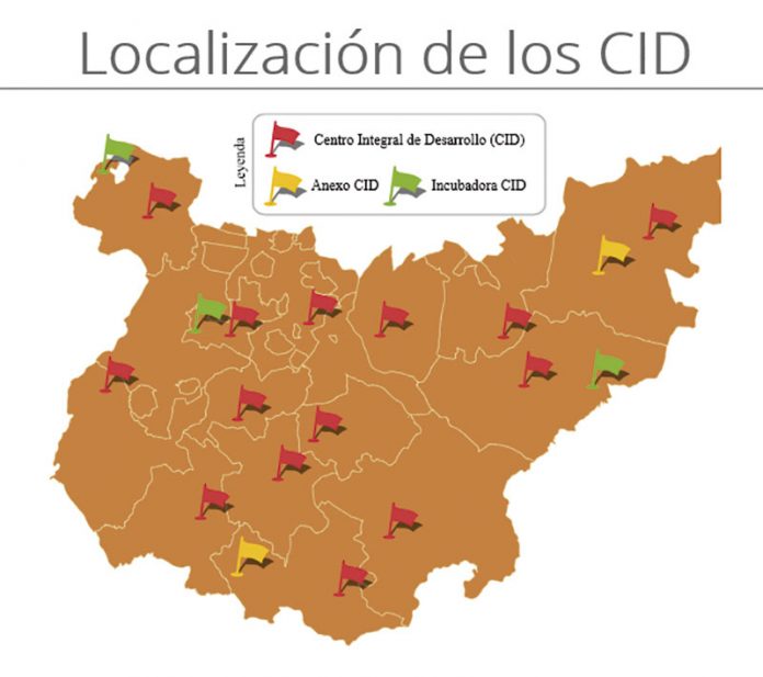 Más de 50 emprendedores y empresas desarrollan sus proyectos en la Red CID de la Diputación de Badajoz. Grada 134