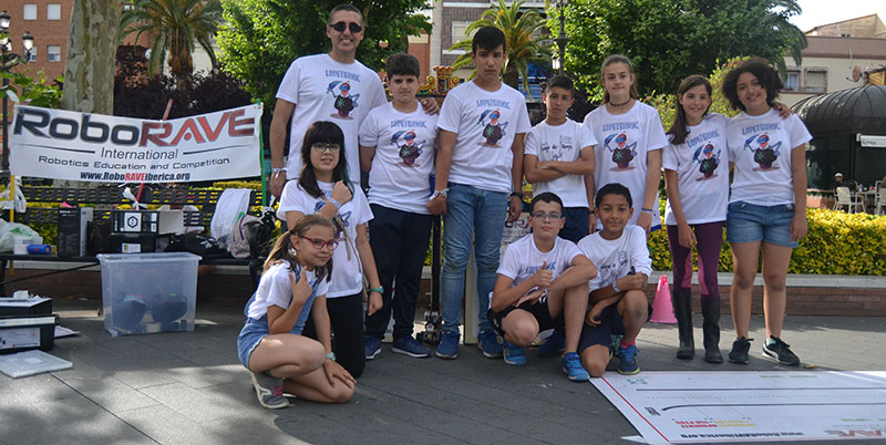 El colegio Lope de Vega de Badajoz representará a España en RoboRAVE International, que se celebra en China