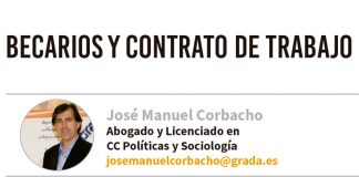 Becarios y contrato de trabajo. Grada 135. José Manuel Corbacho