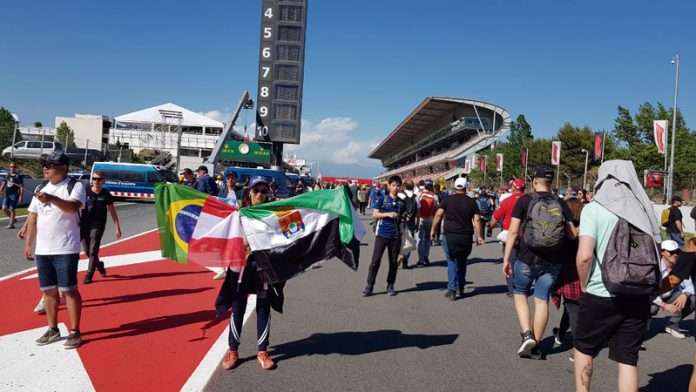 Un año más en el Gran Premio de España. ¿Será el último? Grada 135. Motor