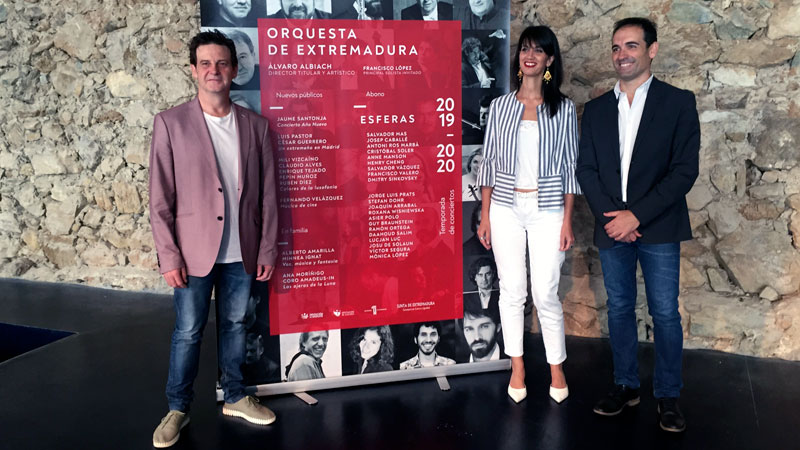 La Orquesta de Extremadura presenta la temporada 2019/2020 bajo el título 'Esferas'