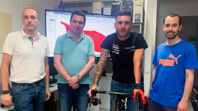 Un Trabajo Fin de Máster puede proporcionar al ciclista Rubén Tanco una prótesis para mejorar sus prestaciones en competición
