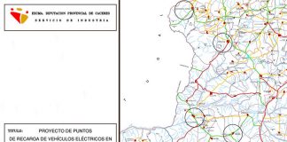 La Diputación de Cáceres instalará puntos de recarga eléctrica y marquesinas solares en varios municipios de la provincia
