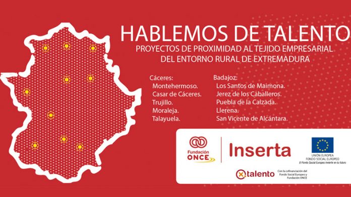 El programa ‘Hablemos de talento’ de Fundación ONCE analiza el mercado de trabajo en las zonas rurales de Extremadura