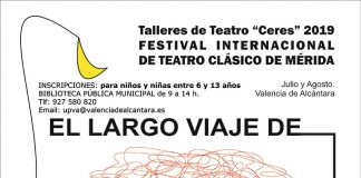 Maltravieso Teatro ofrece un taller participativo para niños en Valencia de Alcántara