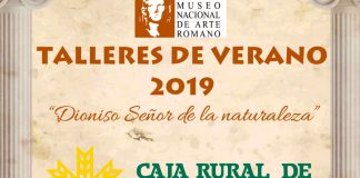 Caja Rural de Extremadura colabora con los talleres de verano del Museo Nacional de Arte Romano de Mérida