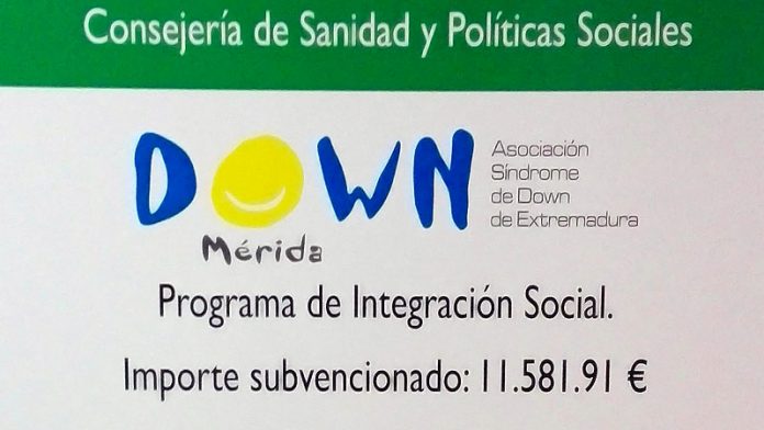 Down Mérida comienza dos programas de integración y promoción de las personas con discapacidad financiados por el Sepad