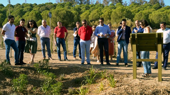 La Diputación de Badajoz crea en Valverde de Leganés el primer jardín adaptado al cambio climático