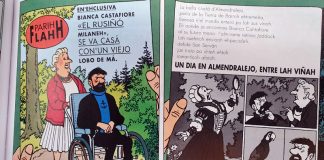 José Sánchez del Viejo traduce a Tíntín al castúo