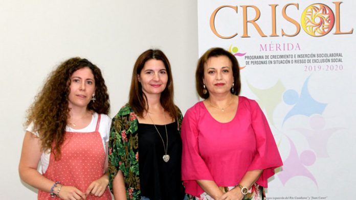 El programa Crisol contribuye a la inserción laboral de colectivos en riesgo de exclusión social de Mérida