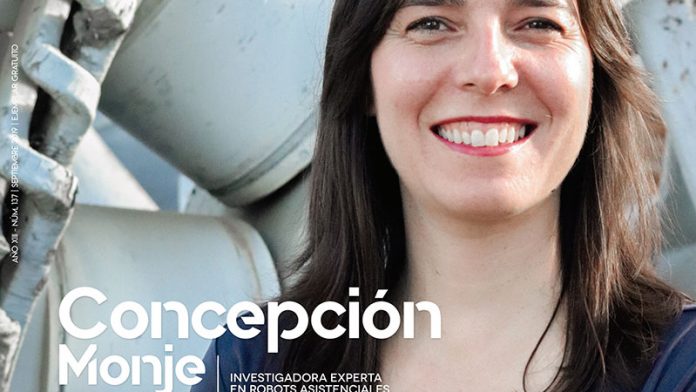 Concepción Monje. Investigadora experta en robots asistenciales. Grada 137. Portada