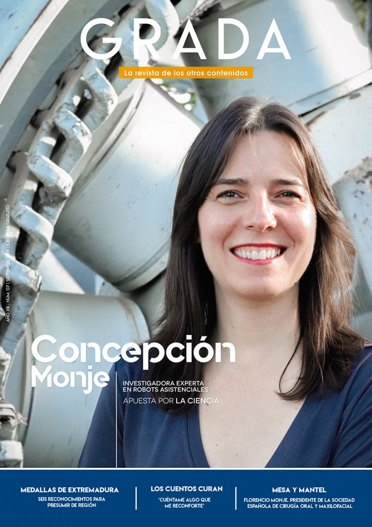 Concepción Monje. Investigadora experta en robots asistenciales. Grada 137. Portada