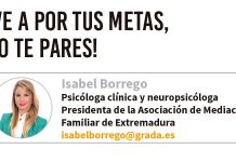 ¡Ve a por tus metas, no te pares! Grada 137. Isabel Borrego