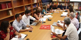 La Diputación de Badajoz acoge una reunión del proyecto ‘Caminos Jacobeos del Oeste peninsular’. Grada 138