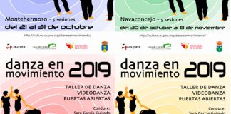 Aupex inicia la campaña 'Danza en movimiento 2019' en varios municipios cacereños