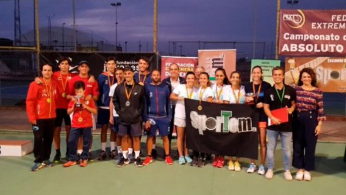 Los clubes Sportem y Cabezarrubia se proclaman campeones de Extremadura de tenis