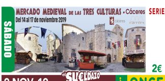 El Mercado Medieval de las Tres Culturas de Cáceres protagoniza el cupón de hoy la ONCE