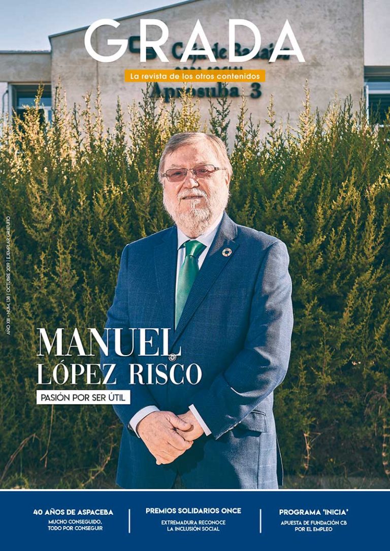 Manuel López Risco. Pasión por ser útil. Grada 138. Portada