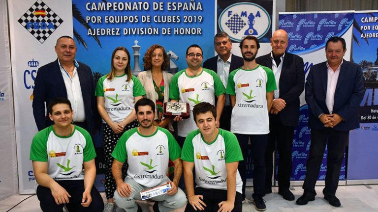 El Club Magic Extremadura se proclama campeón de España de ajedrez en un torneo perfecto, sin derrotas