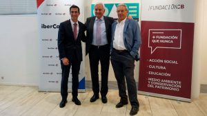 Fundación CB e Ibercaja firman un convenio con el Colegio de Arquitectos de Extremadura