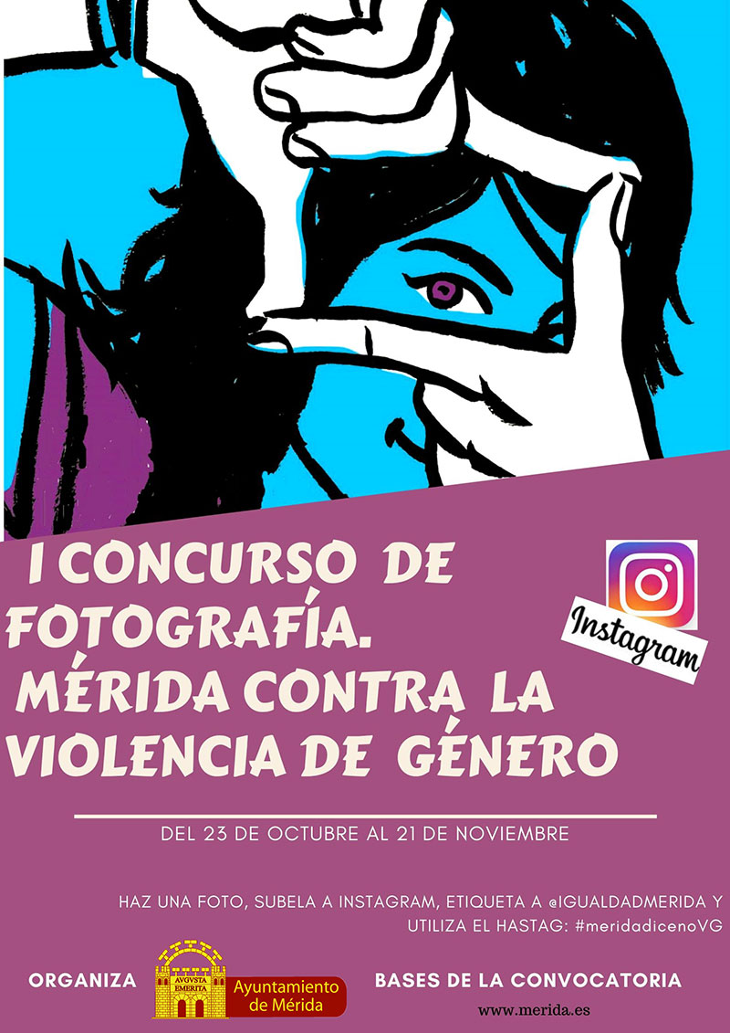 El Ayuntamiento de Mérida convoca un concurso por Instagram contra la violencia de género
