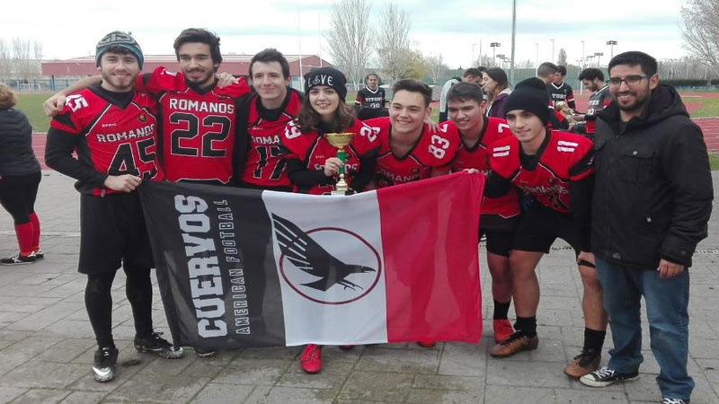 El equipo 'Mérida Romanos' gana el trofeo de Navidad de 'Football Flag' de Fuenlabrada