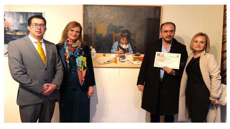 Francisco Badilla gala el XXIII Certamen de pintura Indalecio Hernández Vallejo