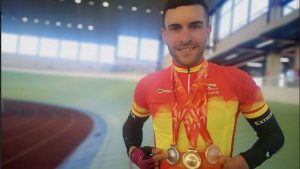 Rubén Tanco revalida su título de campeón de España de scratch de ciclismo adaptado