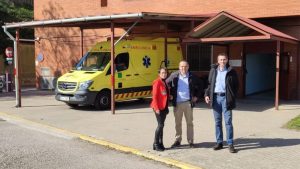 El director Gerente del área de salud de Cáceres, Juan Carlos Escudero Mayoral ha iniciado una nueva colaboración con la entidad Apamex para garantizar que las obras que se ejecuten en el Punto de Atención Continuada (PAC) en el Hospital de San Pedro de Álcantara de Cáceres