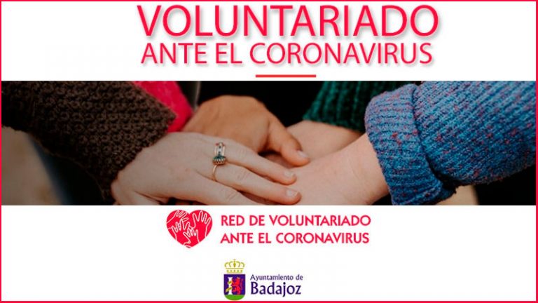 El Ayuntamiento de Badajoz pone en marcha una red de voluntariado por el coronavirus